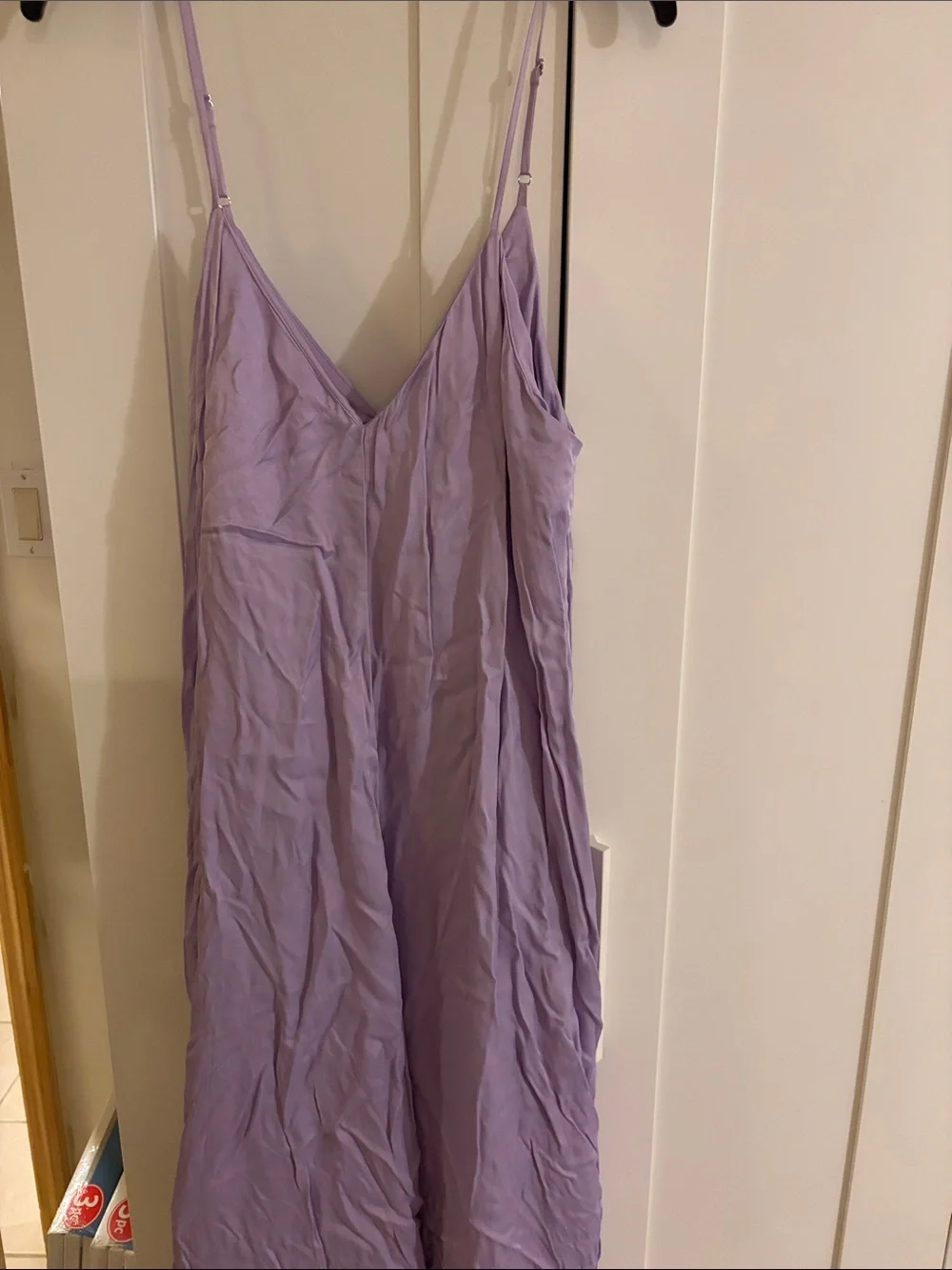 Zara Lavender purple Slip Dress with Adjustable Straps